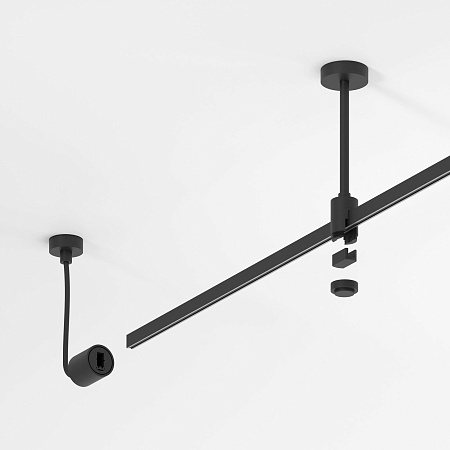 Esthetic Magnetic Подвесной комплект для подключения трековой системы освещения к питанию (боковой) 85139/00 Elektrostandard - фото