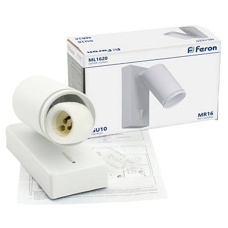 Светильник Feron ML1620 LUNA 35W, 230V, GU10, белый - фото