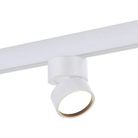 Магнитный трековый светильник Белый LED 1*9W 3000K 550Lm Ra>90 120° IP20 D85xH126 48V ST809.536.09 - фото