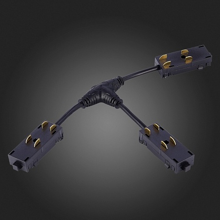 T- образный коннектор Skyline 220 ST-Luce Черный ST015.422.19 - фото