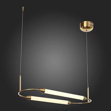 Подвес ST-Luce Латунь/Белый LED 2*10W 3000K SL6004.313.02 - фото