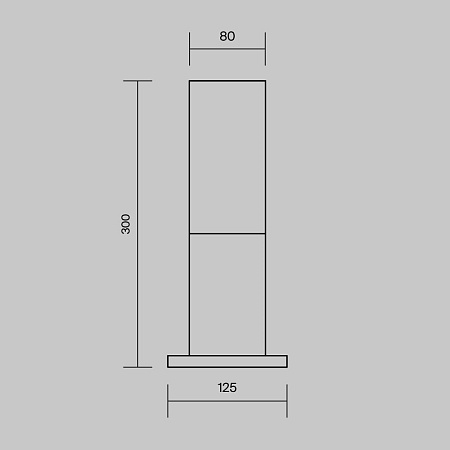 Ландшафтный светильник Outdoor O418FL-01B - фото