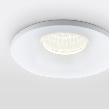 Встраиваемый точечный светодиодный светильник Plain R 3W 4200K белый 15270/LED - фото