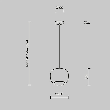 Подвесной светильник Maytoni MOD466PL-L12B3K - фото