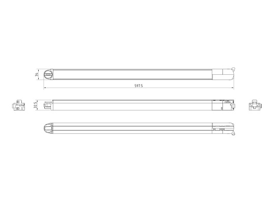 Трековый светильник Technical BASIS TR000-1-15W3K-W - фото