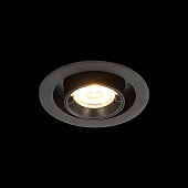 Св-к встр. Черный LED 1*12W 3000K 900Lm Ra80 24° IP20 D90xH92 180-240V ST702.338.12