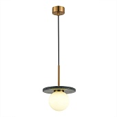Светильник подвесной ST-Luce Латунь/Латунь, Зеленый G9 LED 1*5W 4000K SL1191.363.01