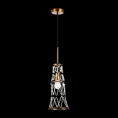 Светильник подвесной ST-Luce Золотистый/Золотистый, Прозрачный E27 1*60W SL1016.203.01