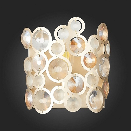 Бра ST-Luce Золотистый/Золотистый, Прозрачный E14 1*60W SL1172.201.01 - фото