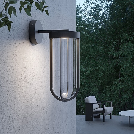 Светильник садово-парковый светодиодный Ritz черный 35183/D черный Elektrostandard - фото