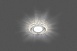 Светильник встраиваемый с белой LED подсветкой Feron CD904 потолочный MR16 G5.3 прозрачный - фото