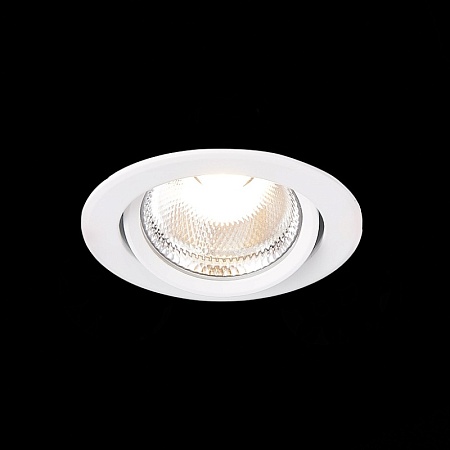 Св-к встр. Белый LED 1*10W 4000K 750Lm Ra80 36° IP20 D109xH65 220-240V ST211.548.10.36 - фото