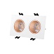 DK3072-WBR Встраиваемый светильник, IP 20, 10 Вт, GU5.3, LED, белый/бронзовый, пластик - фото