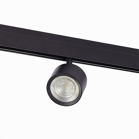 Магнитный трековый светильник Черный LED 1*6W 3000K 560Lm Ra>90 36° IP20 L120xW81xH138 ST353.436.06 - фото