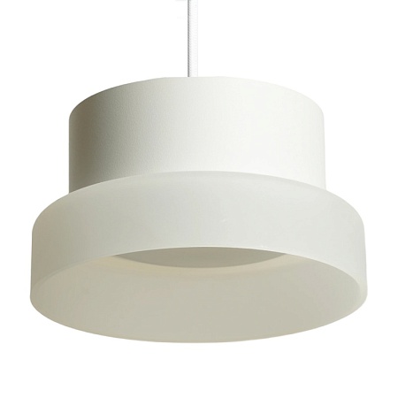 Светильник потолочный Feron Barrel HL4608 OPAL levitation 12W, 230V, GX53, белый, на подвесе 1,7 м - фото