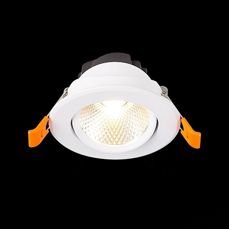 Св-к встр. Белый LED 1*8W 3000K 640Lm Ra80 36° IP20 D86xH50 220-240V ST211.538.08.36 - фото