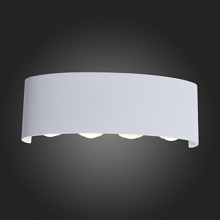 Светильник уличный настенный ST-Luce Белый кварцевый LED 8*1W 4000K SL089.501.08 - фото