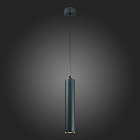 Светильник подвесной Черный GU10 1*50W IP20 D54xH290 220V Без ламп ST151.403.01 - фото