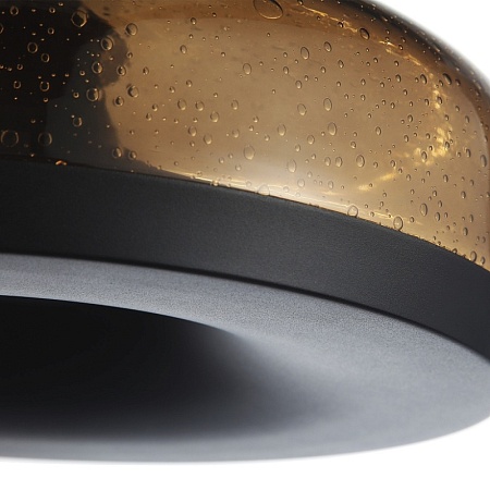 Светильник подвесной ST-Luce Черный/Коричневый, с пузырьками LED 1*42W 3000K SL6014.603.01 - фото