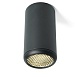 Светильник потолочный Feron ML184 Barrel ECHO  MR16 GU10 35W 230V, черный, с антибликовой сеточкой - фото