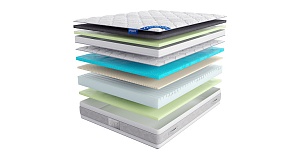 Матрас Lineaflex Kristal Silver с топпером Memory 42