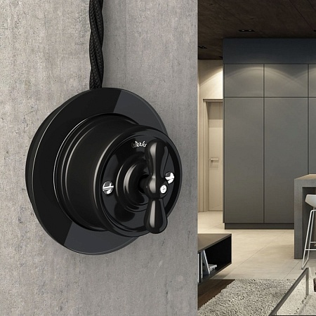 Рамка на 1 пост (Черный) W0015108 - фото