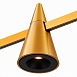 Магнитный трековый светильник FARM Золотистый LED 1*5W 3000K 272Lm Ra90 60 IP20 D70xH11 ST813.206.05 - фото