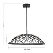 Светильник подвесной ST-Luce Черный/Черный LED 1*20W 3000K SL6016.403.01 - фото