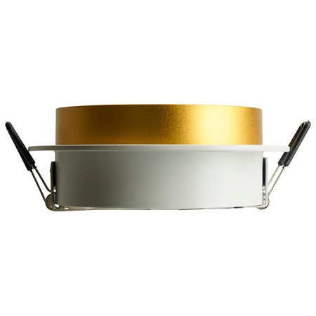 Светильник встраиваемый Feron DL507 потолочный GX53 белый + золото круг - фото