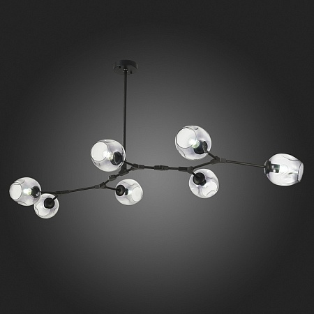 Светильник подвесной Черный/Дымчатый E27 7*40W SLE154843-07 - фото