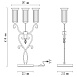 Настольная лампа CHIARO Айвенго - фото