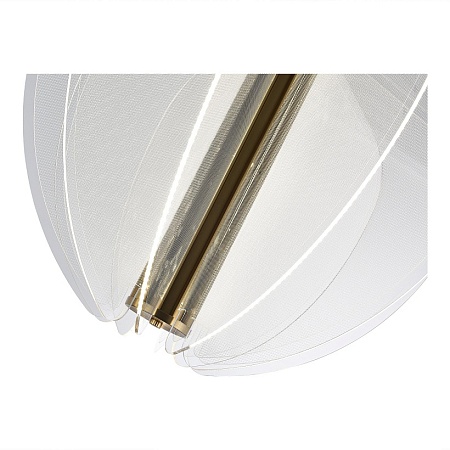 Светильник подвесной ST-Luce Золотистый/Прозрачный LED 1*45W 4000K SL6509.203.01 - фото