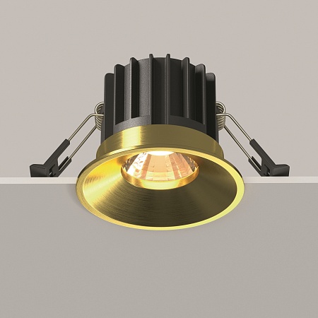 Встраиваемый светильник Technical Round DL058-12W3K-BS - фото