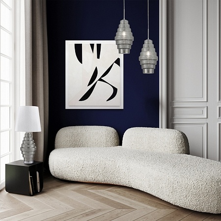 Прикроватная лампа ST-Luce Хром,Дымчатый/Серый E27 1*40W SL1001.104.01 - фото