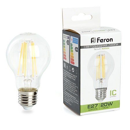 Лампа светодиодная Feron LB-620 Шар E27 20W 175-265V 4000K - фото