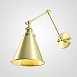 Бра Gloce Cone Shade Loft Industrial Metal Tall Gold Imperiumloft 74698-22 - фото