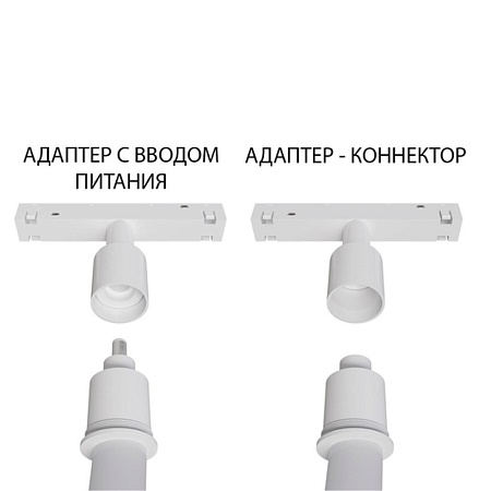 Подвес-держатель в шинопровод (трек) Linea Optima Для гибкого неона Loop A492233 - фото