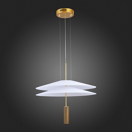 Люстра подвесная ST-Luce Золотистый/Белый LED 1*10W 3000K SL6101.203.01 - фото