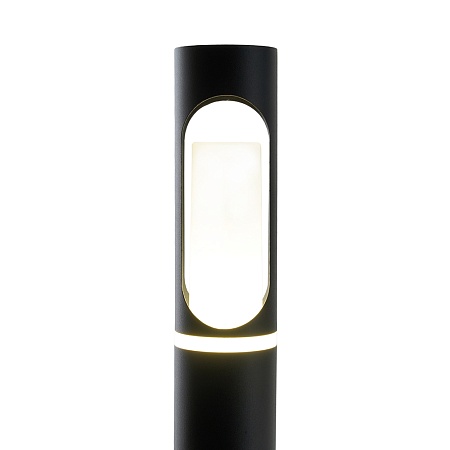Светильник садово-парковый Feron DH1105, 15W, GU10,230V, черный (столб) - фото