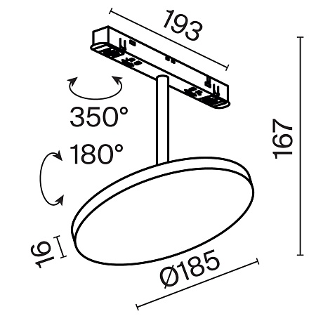 Трековый светильник Technical TR131-2-15W3K-B - фото