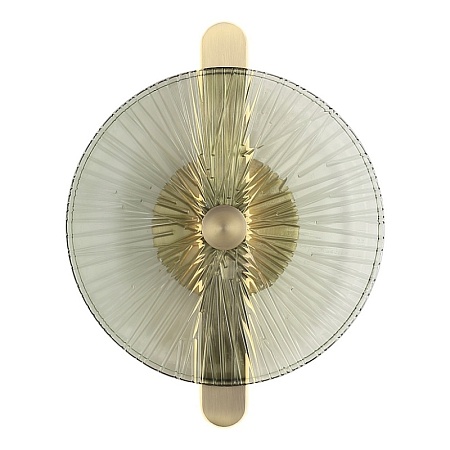 Светильник настенный ST-Luce бронза/зелёный LED 1*11W 4000K SL6141.321.01 - фото