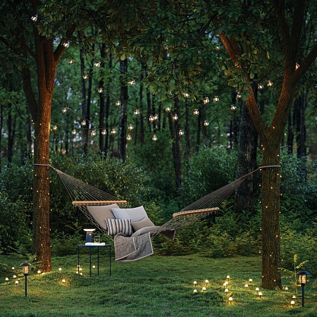 Гирлянда Feron CL50-100 Белт-лайт 230V черный IP65 100м - фото