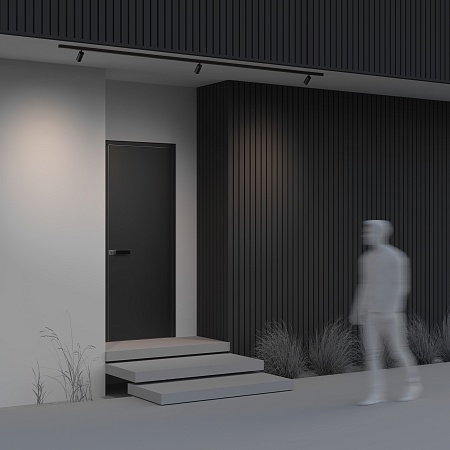 Уличный трековый светильник Outdoor O-TR02-1-S-8WB3K - фото