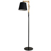 Торшер с абажуром ARTE LAMP A5700PN-1BK