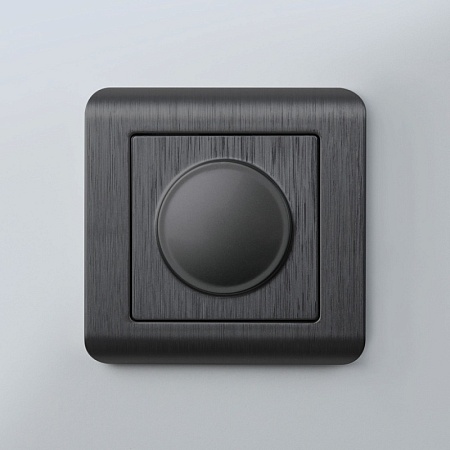 Диммер графит рифленый WL04-DM600 - фото