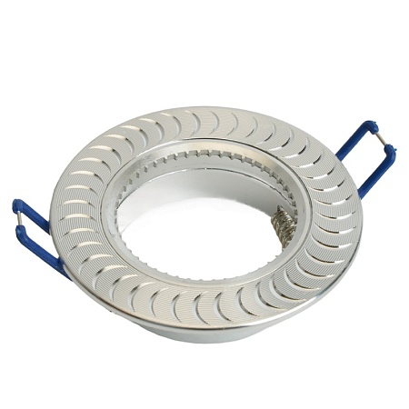 Светильник встраиваемый Feron GS-M392 потолочный MR16 G5.3 серебристый - фото