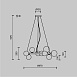 Подвесной светильник Maytoni Dallas MOD545PL-11G - фото