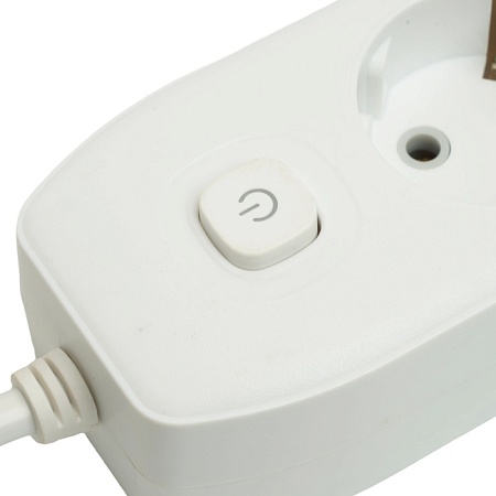 Удлинитель 4-местный c/з 3x1 мм2, 1,8 м, 250В, 10А, 2USB+1Type-C 2,4А, серия Home plus, белый STEKKER HM08-43-02 - фото