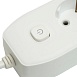 Удлинитель 4-местный c/з 3x1 мм2, 1,8 м, 250В, 10А, 2USB+1Type-C 2,4А, серия Home plus, белый STEKKER HM08-43-02 - фото