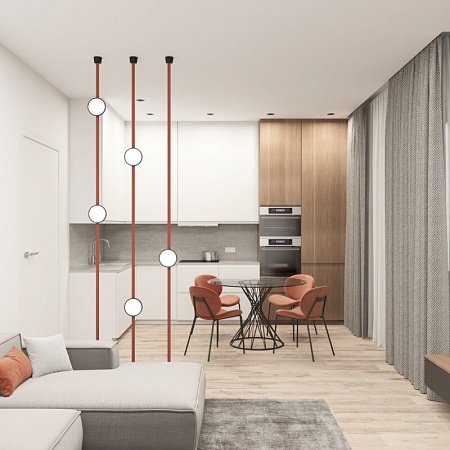 Трековый светильник Denkirs DK55SET19-01-BR - фото